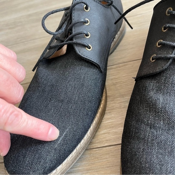 CALL IT SPRING Dark Denim and Vegan Nubuck Lace Up Oxfords, Men’s 8 - Picture 9 of 9